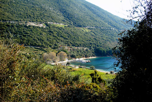 Walk from Polis Bay to Stavros ithaca.  Click here