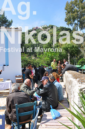 Ag Nikolas festival at Mavrona on ithaca island. Greek Island Holiday Activities. 2011