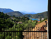 mountain and bay views ithaca greece